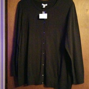 Woman's black sweater
